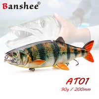 banshee 200mm 90g swimbait lure jointed lifelike cankbait for fish wobbler fishing lure big piketrout artificial bait sinking
