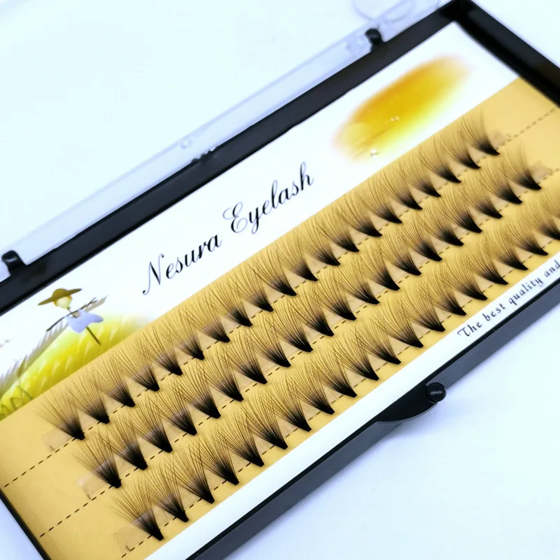Ресницы для наращивания индивидуальные мягкие натуральные и густые ресницы