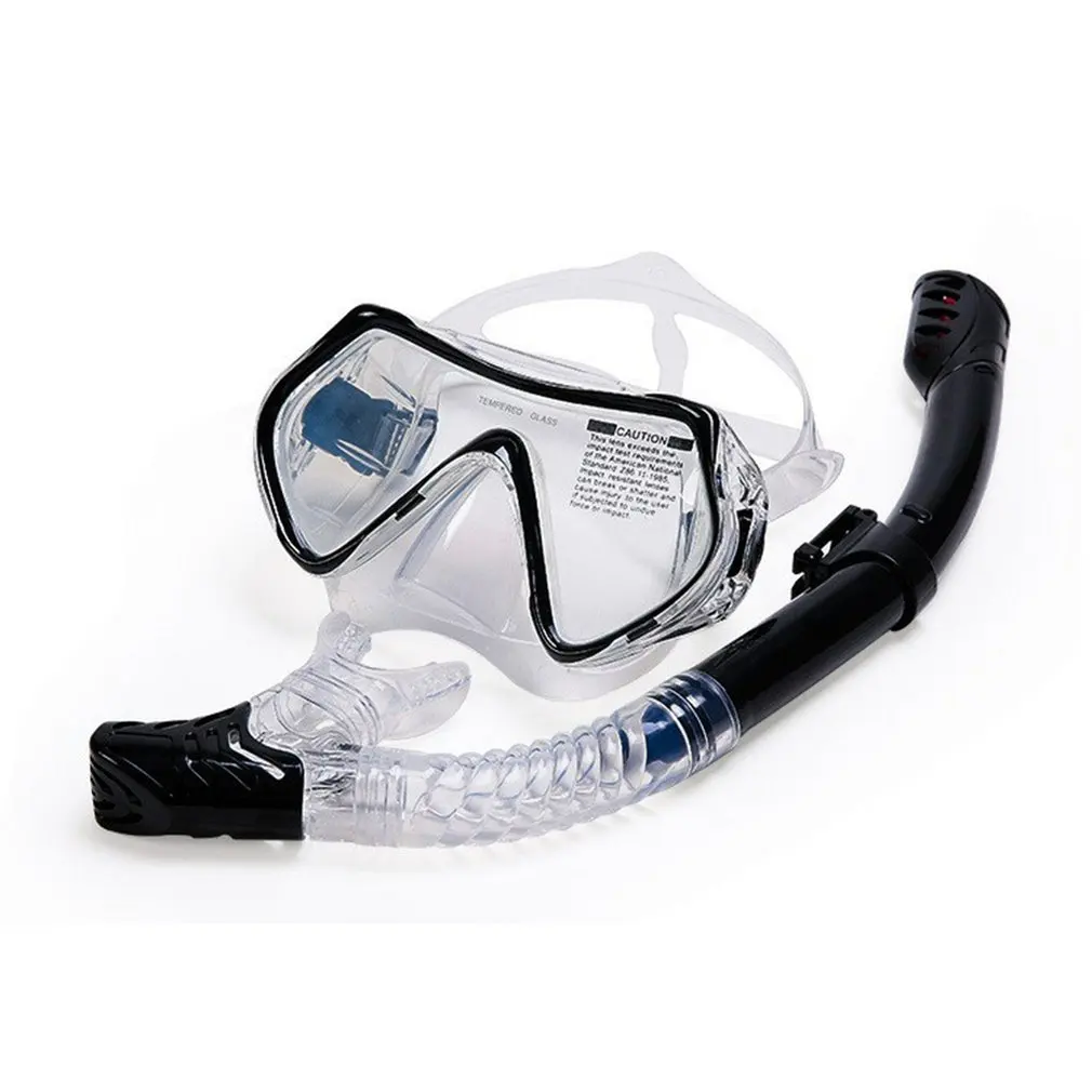 

Professional Snorkel Diving Mask and Snorkels Anti-Fog Goggles Glasses Diving Swimming Easy Breath Tube Set Snorkel Mask