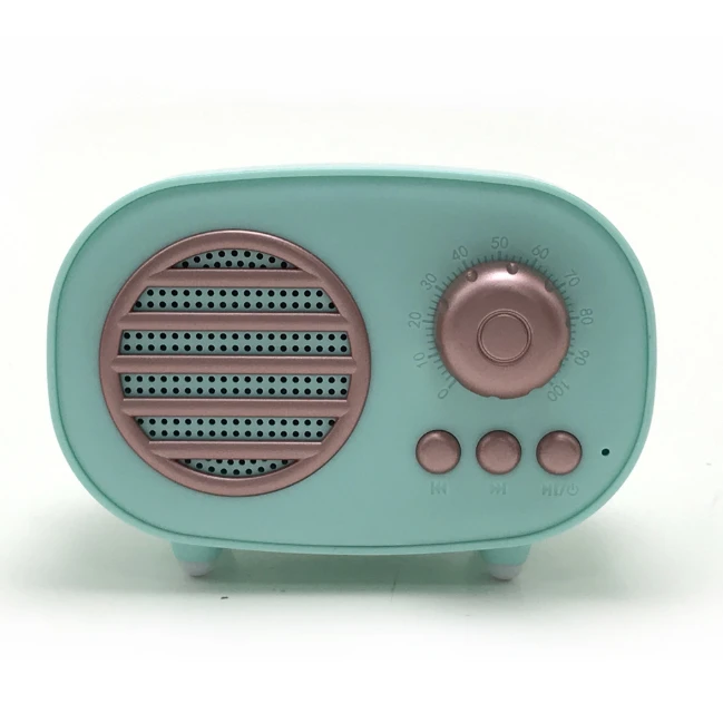 Портативный мини ретро Bluetooth динамик радио стерео старомодный классический