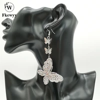 fkewyy gothic earring luxury jewelry korean fashion butterfly earrings designer jewellery gothic accessories earrings for women