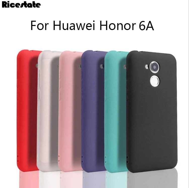 Матовый однотонный прозрачный чехол для Huawei Honor 6A