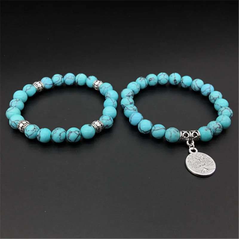 Женский браслет с подвеской 8 мм | Украшения и аксессуары