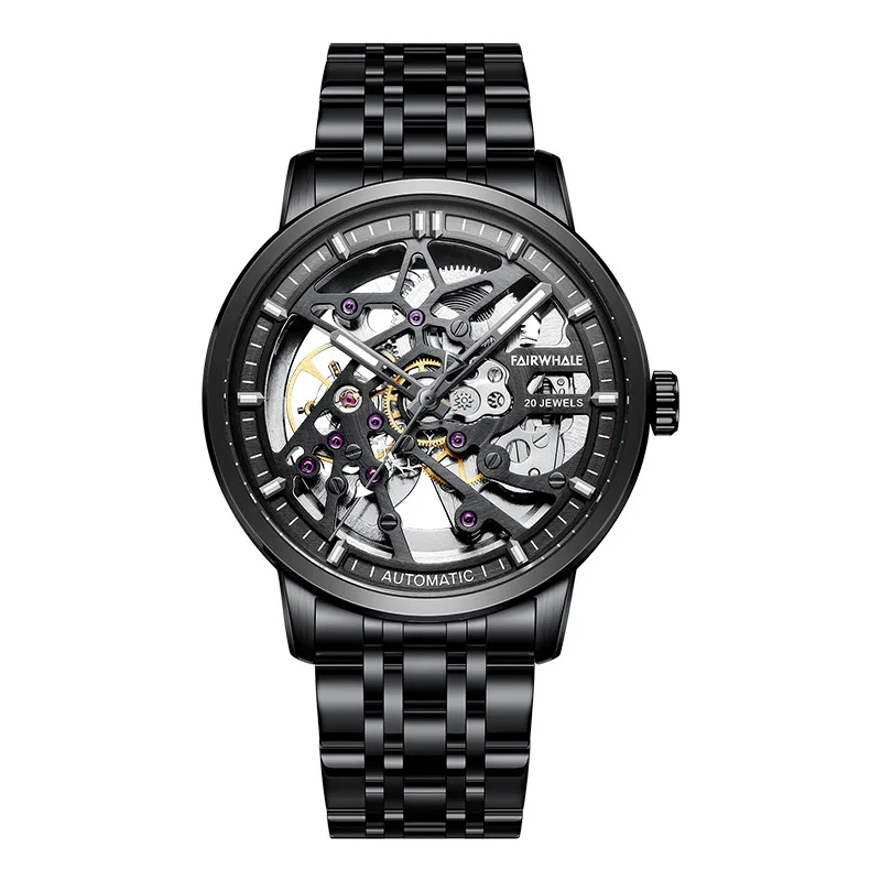 

Hot Selling Men's Automatic Mechanical Watch Hollow Waterproof Fashionable Watch