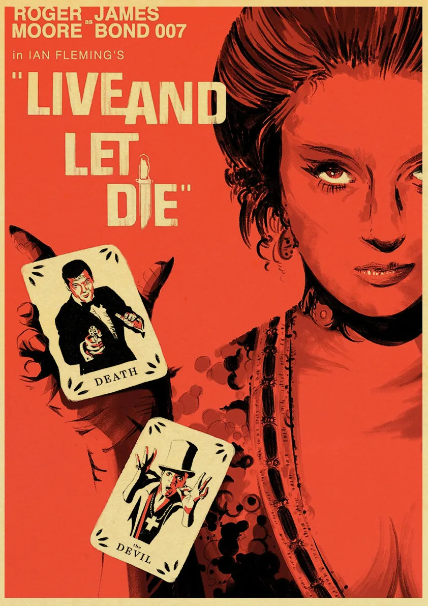 Ретро-плакаты с изображением Люцифера/Убить Билла/мякоти крафт-бумага Декор для