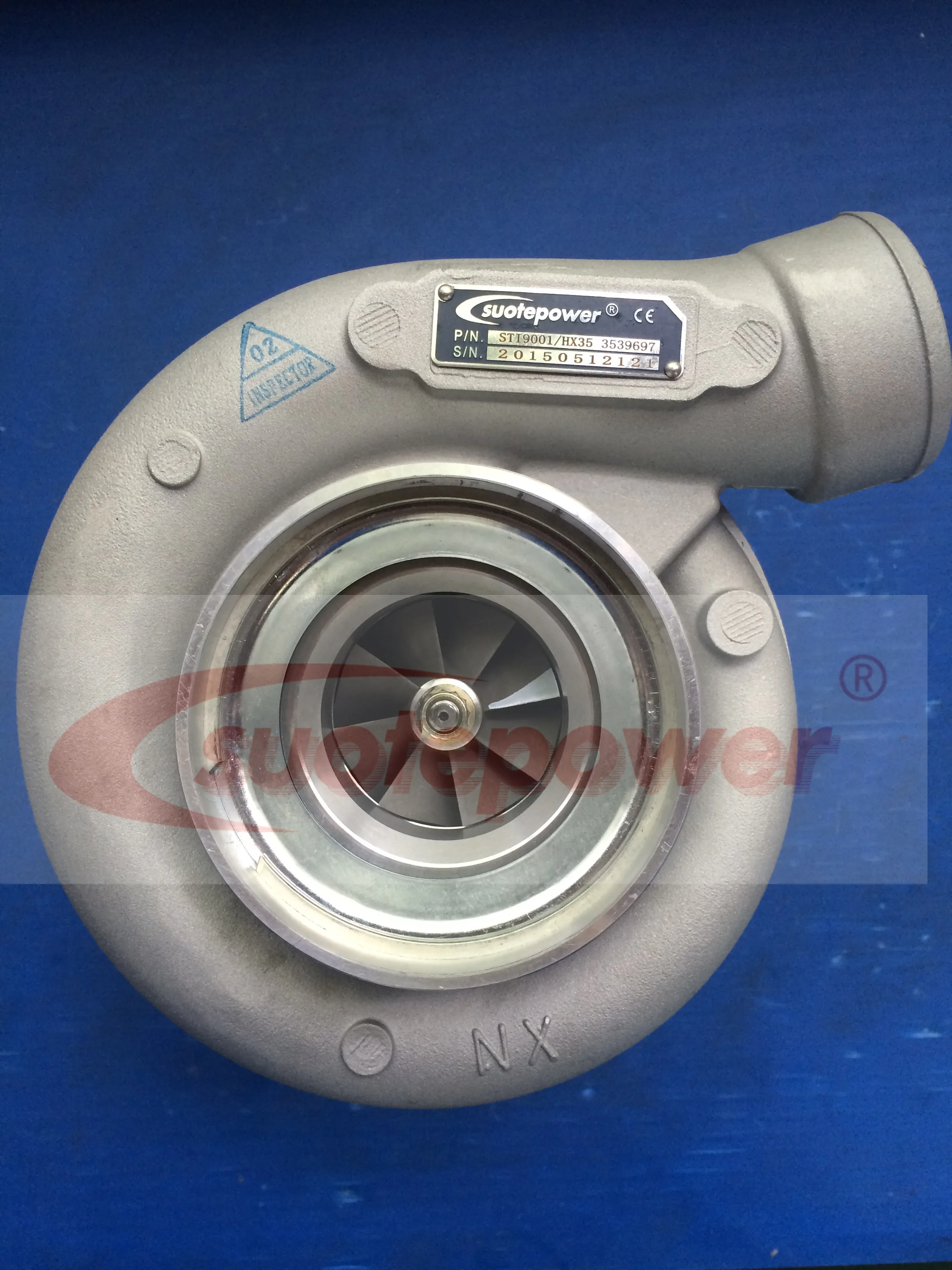 P/N 9100 0115 0001 Замена SUOTEPOWER турбонагнетателя HX35 3539697 3536338 6735 81 8301 для Cummins с двигателем
