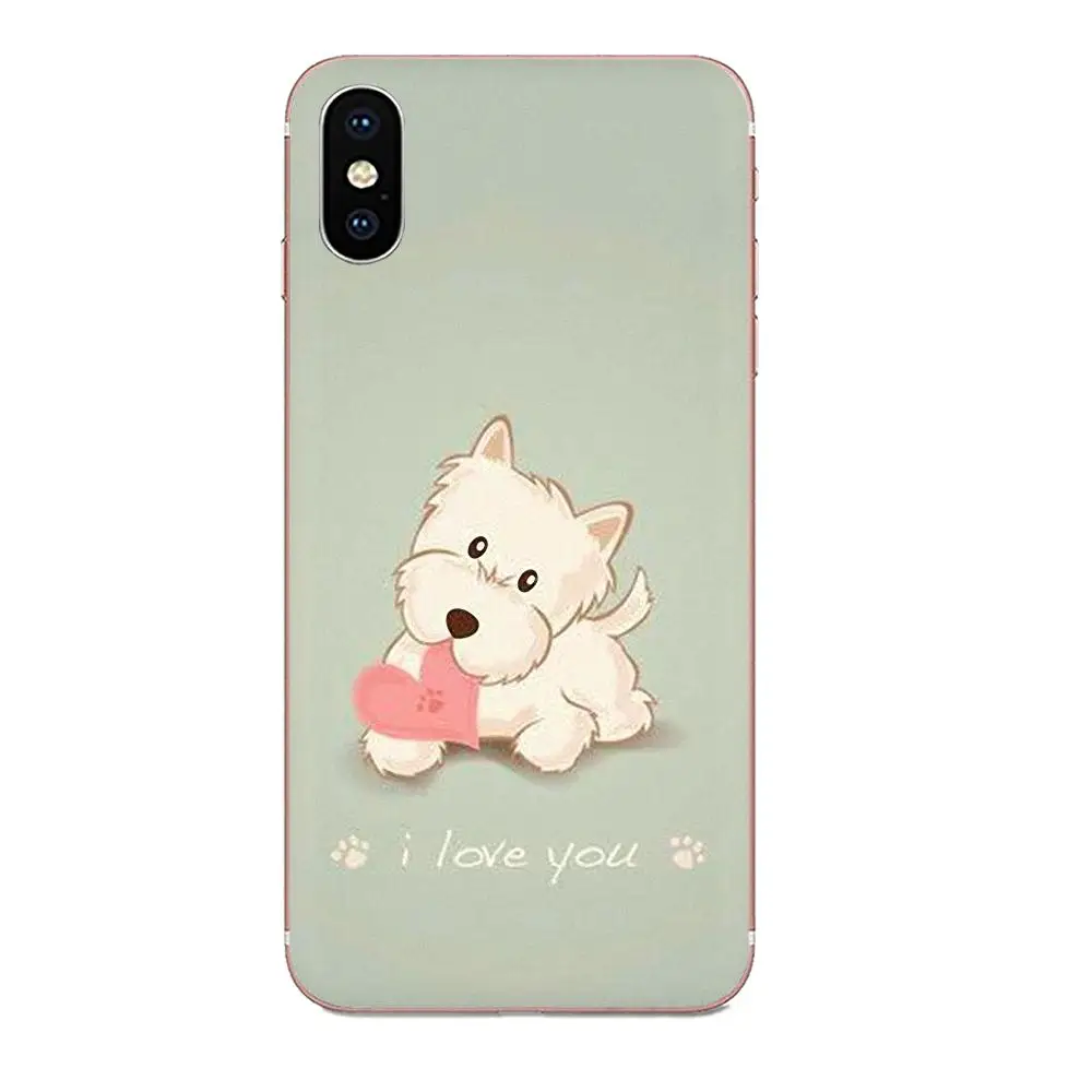 Мультфильм Вест-Хайленд терьер для спортивной камеры Xiao mi 3 4 4C 4i 5 5S 5X6 6X8 SE Pro Lite A1 Max