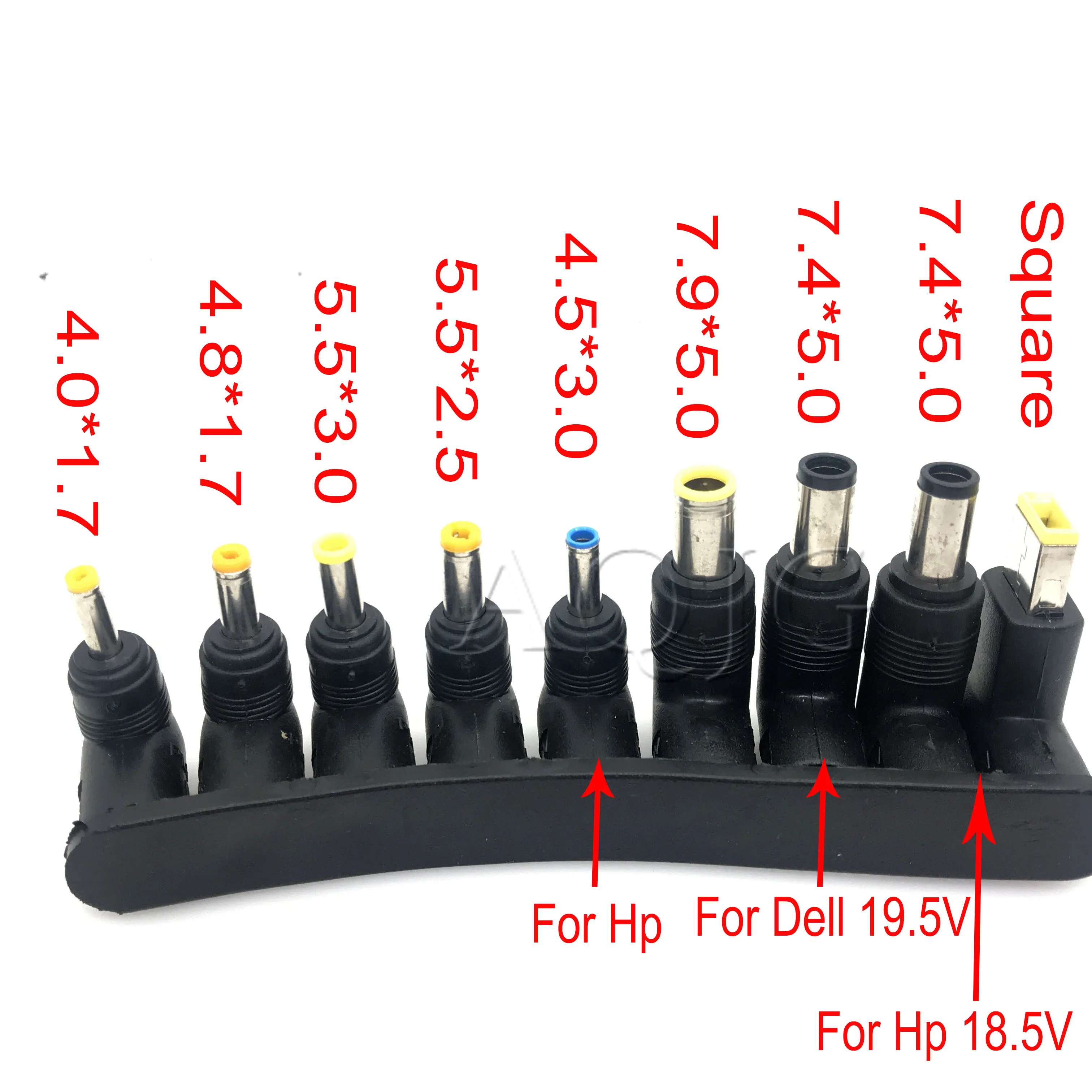 Адаптер питания для ноутбука 9 шт. разъем переходник зарядного устройства