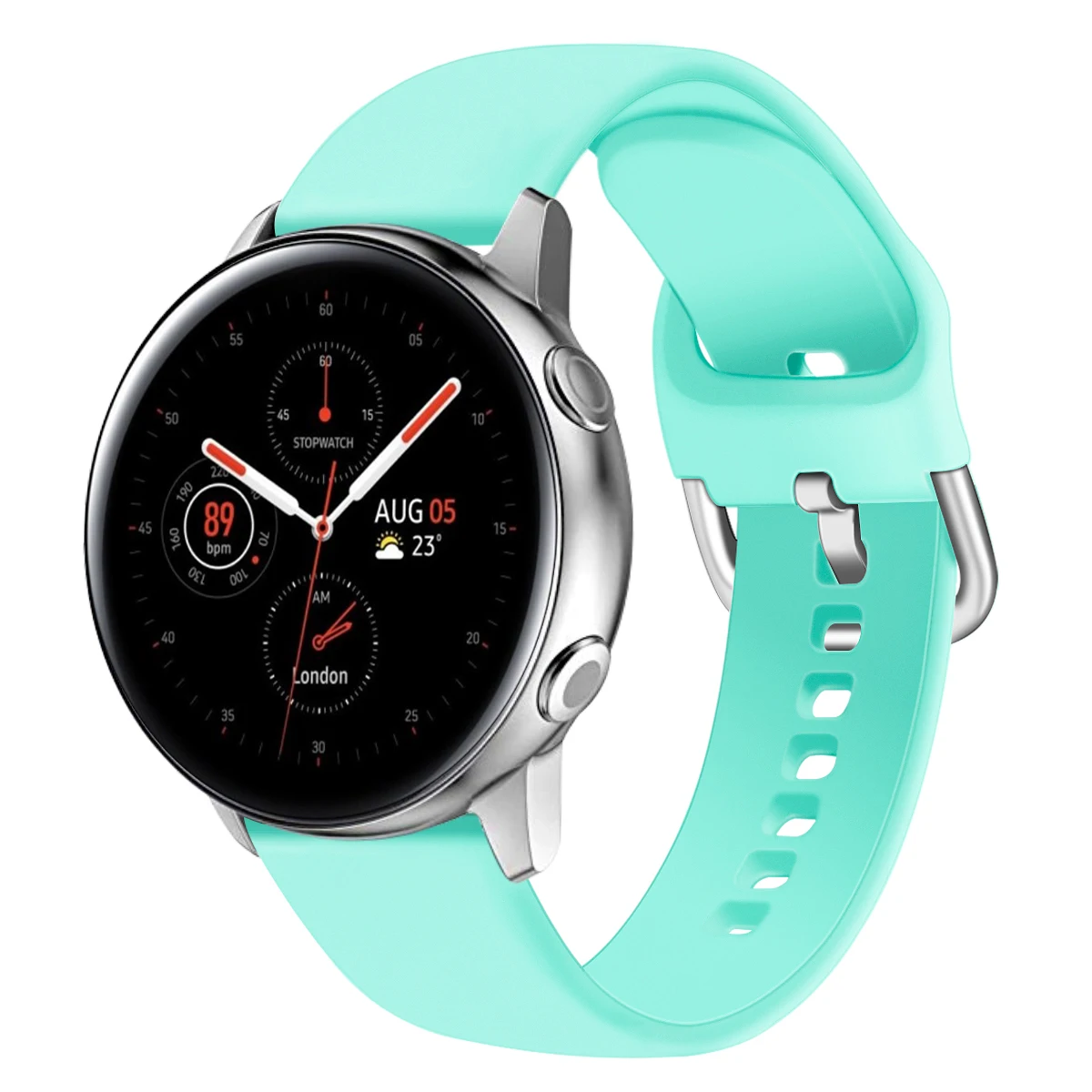 Для samsung Galaxy Watch Active 2 40 мм ремешок водонепроницаемый гибкий мягкий силиконовый сменный ремешок для Galaxy Active 2 40 мм