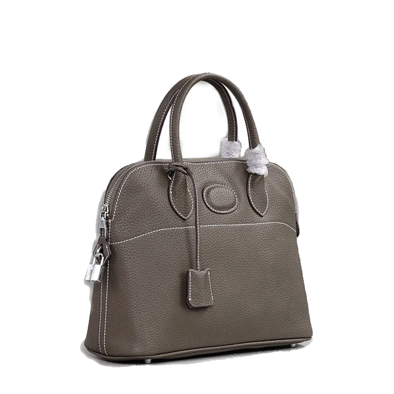 

Fashion Genuine Leather Bags for Women Cow Leather Designer Handbags High Quality Tote Shell Shape Crossbody Bag for Ladies 2021