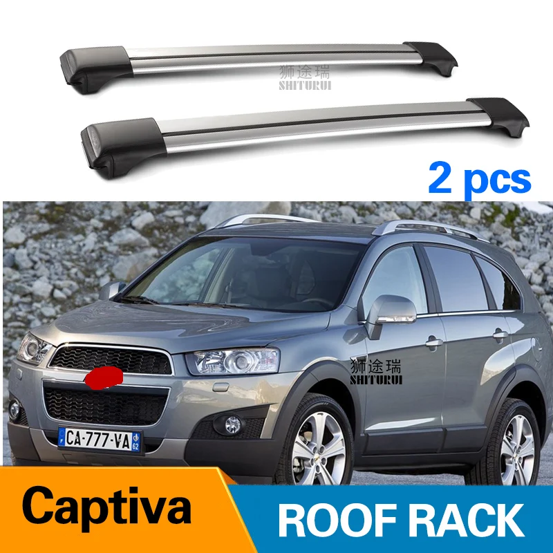 Кровельные рейки для CHEVROLET Captiva 2006 2019 2 шт. боковые из алюминиевого сплава