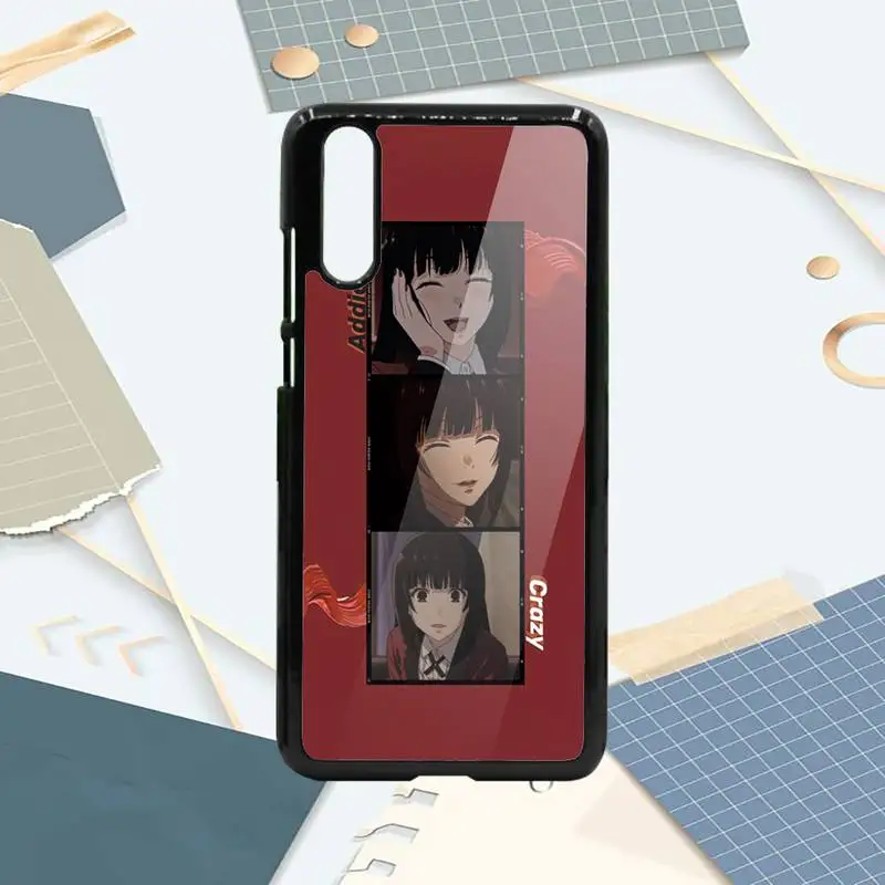 

Japanese Anime Kakegurui Jabami Yumeko Phone Case PC For Samsung galaxy S note 8 9 20 10 e lite2019 plus pro ultra