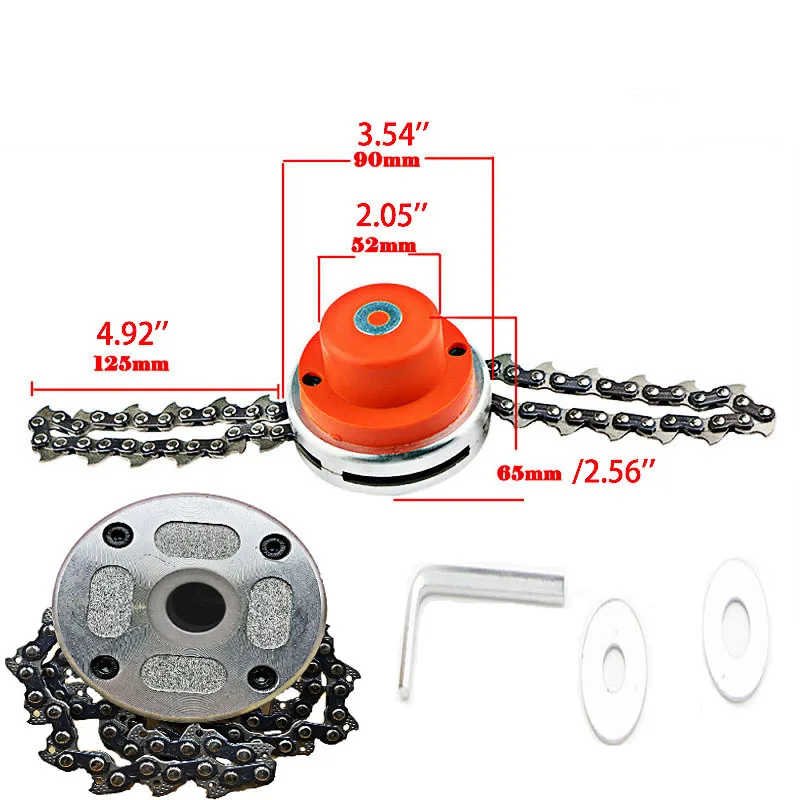 Газонокосилка цепи триммер головка универсальная 65Mn Головка триммера с