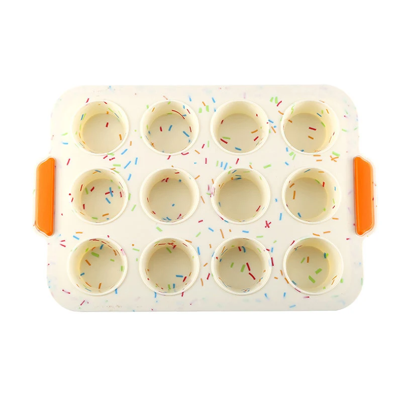 12 Отверстия силиконовой формы круглый кулон покрытый Форма Fondant (сахарная) форма