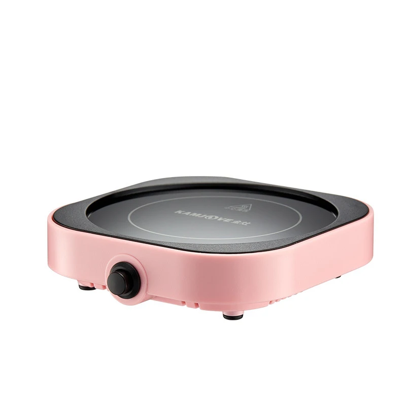 pink Чашка с USB Нагреватель Мини Портативный термостатический нагрев Coaster коврик подогреватель чашки подогреватель кофе молока Настольный Электрический нагреватель - Цвет: pink