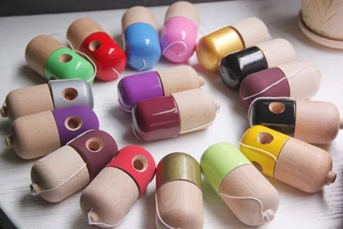 Kendama распродажа буковая таблетка kendama из искусственной кожи с пятью отверстиями