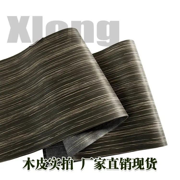

L:2.5Meters Width:600mm Thickness:0.2mm Technology Ebony Leather Manual Sticking Wide Ebony