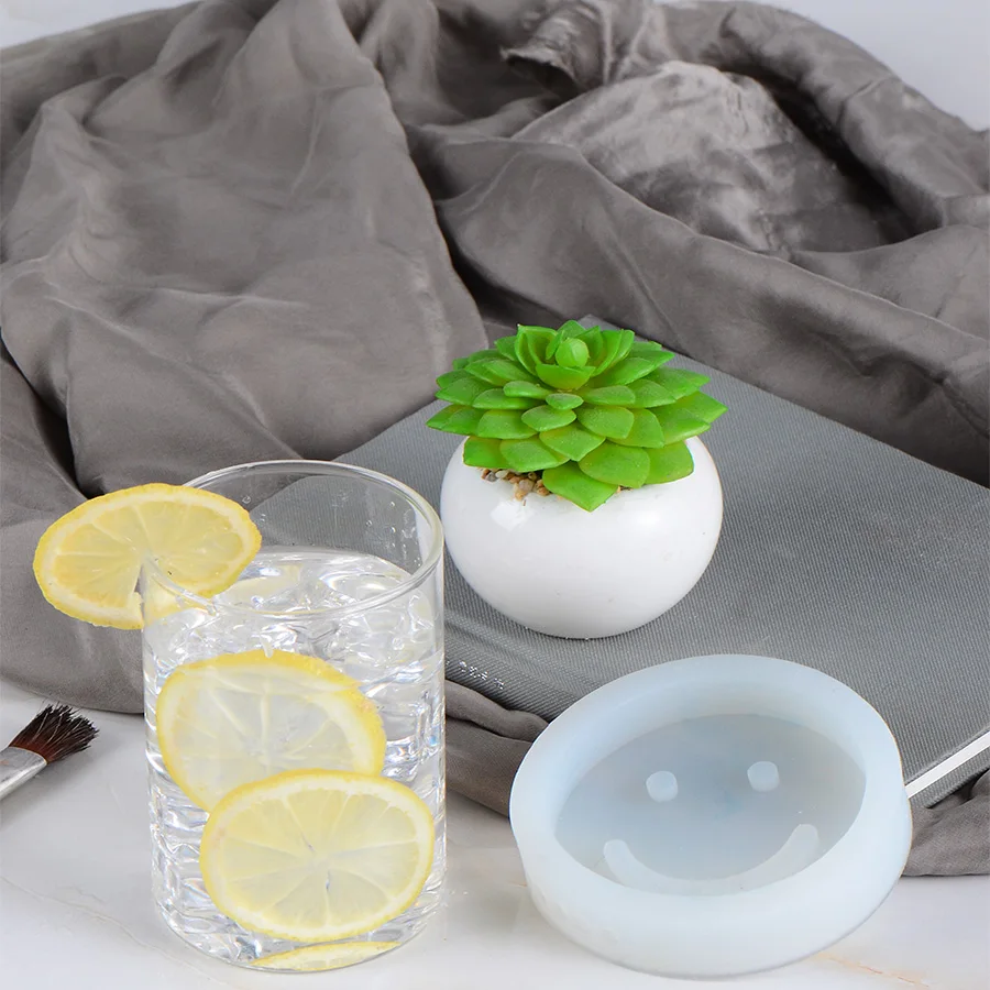 Форма под горку из эпоксидной смолы круглая силиконовая бетонная форма в форме