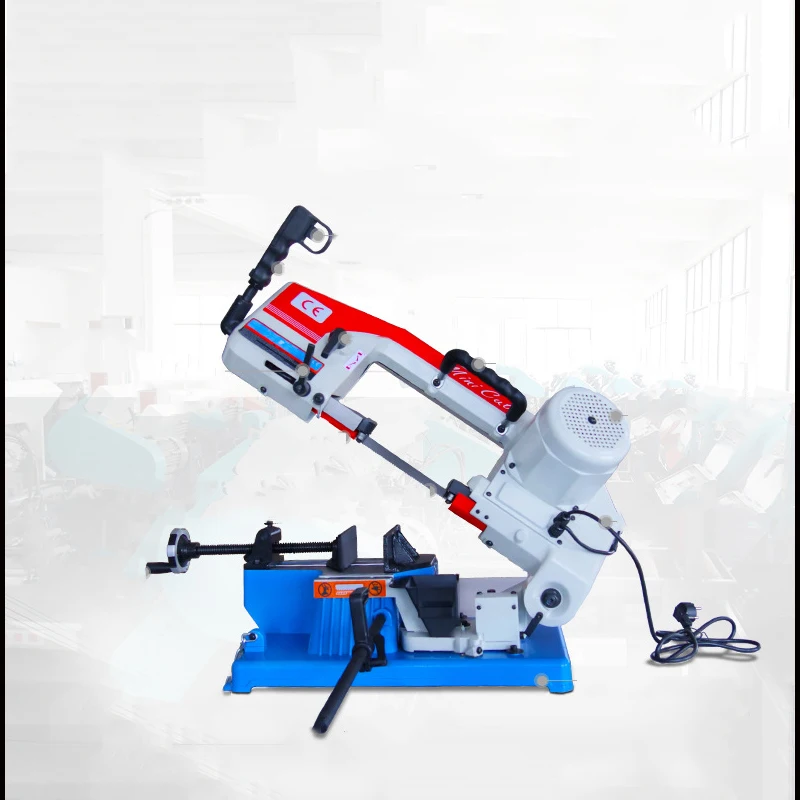 Металлический ленточный пильный станок портативный он может перемещать