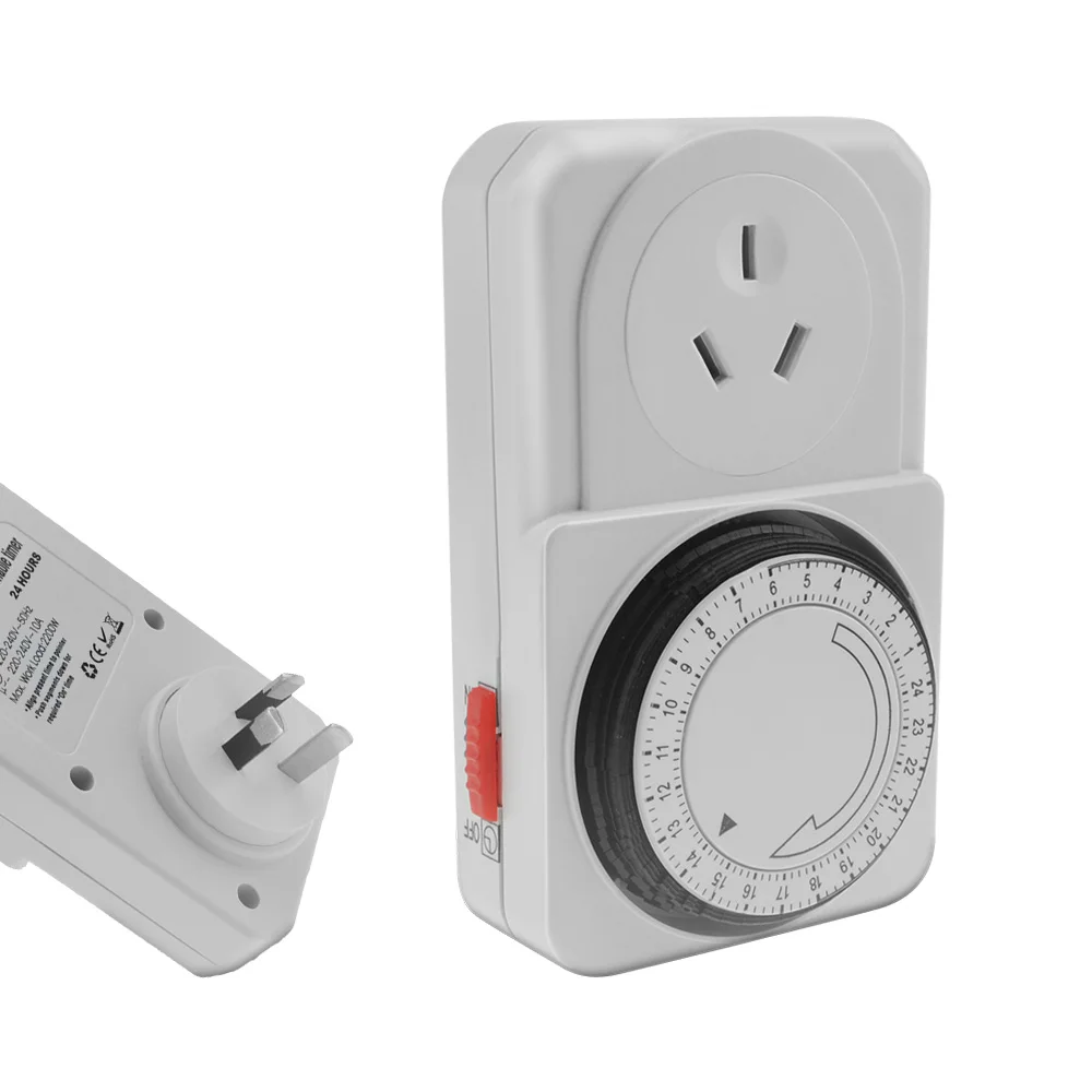 Многофункциональная Механическая электрическая вилка программируемая на 24 часа