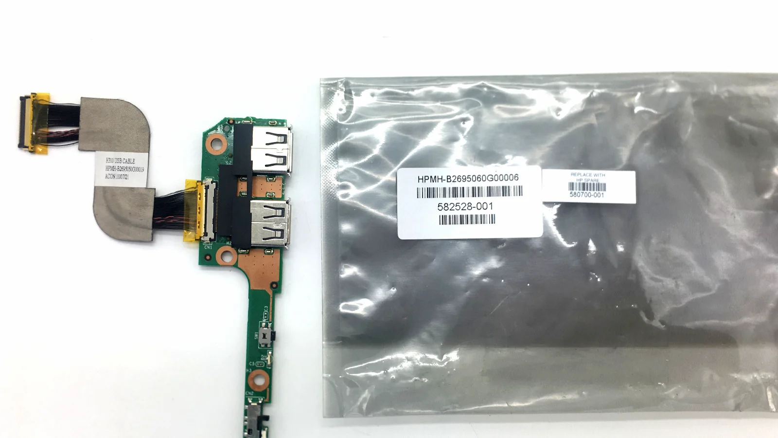 Original For HP Laptop Two USB switch power board Pavilion DM3 notebook HPMH 580700-001