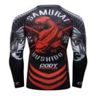 Мужские футболки Rashguard с длинным рукавом, одежда для бодибилдинга, MMA, Спортивная футболка с 3D принтом, топы