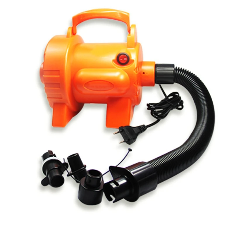 

Электрический воздушный насос 800 Вт для надувной лодки, Каяка, матраса с воздушной кроватью, высокомощный автомобильный воздушный насос пер...