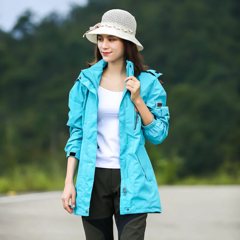 Уличная одежда для альпинизма мужчин и женщин костюм 3 в 1 теплый