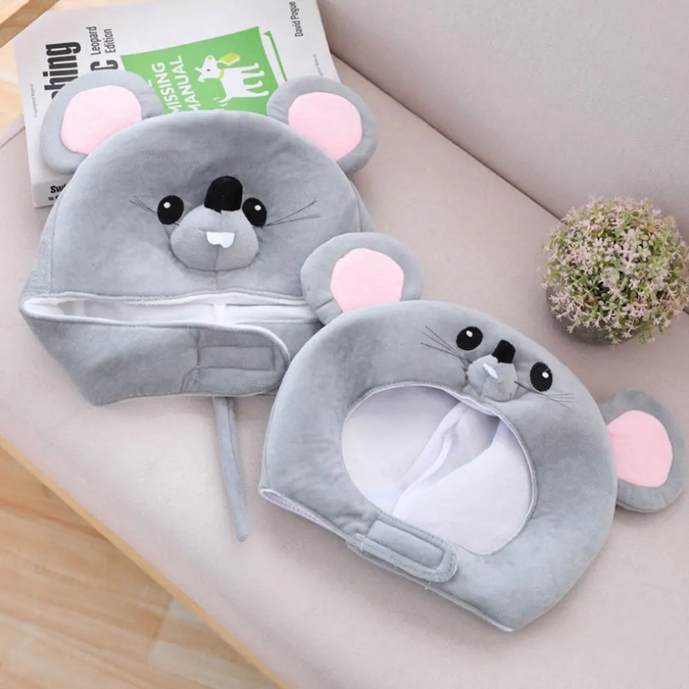 

Plush Animal Critter Hat Cap Soft Warm Winter Headwear Fun Cute Beanie Hat Cartoon Animals Shape Polyester Fleece Lining Hat New