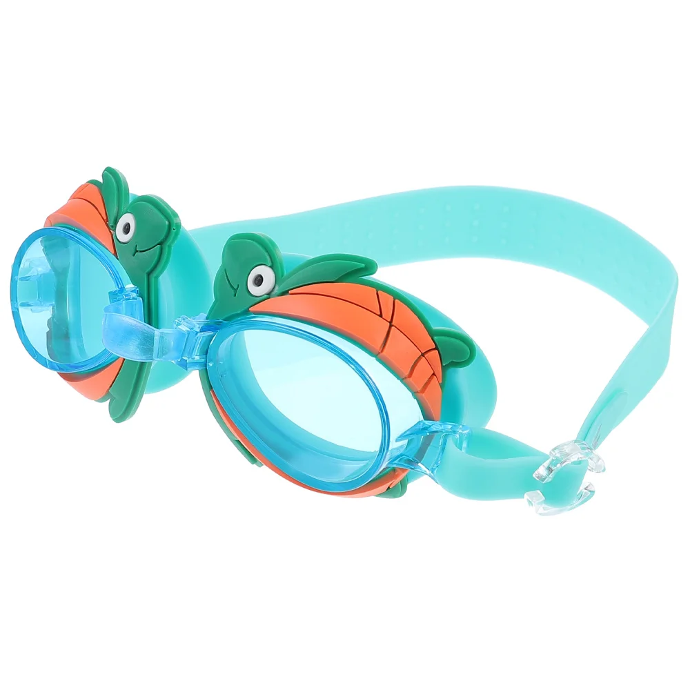 

1Pc Creative Tortoise Swimming Glasses Anti-fog Waterproof Spectacles (Green)