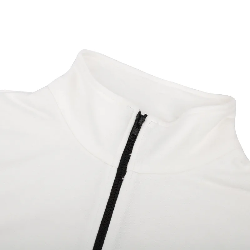 

Casual Women's Sweatshirt Solid Stand Collar Full Length Sleeves Sweatshirts Zipper V-neck Women Top Autumn Winter
