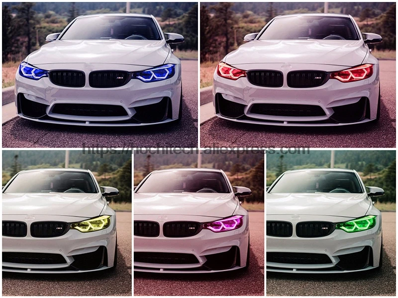 WIFI RGB многоцветная концепция M4 Iconic стиль светодиодный комплект Angel Eye для BMW 4 серии