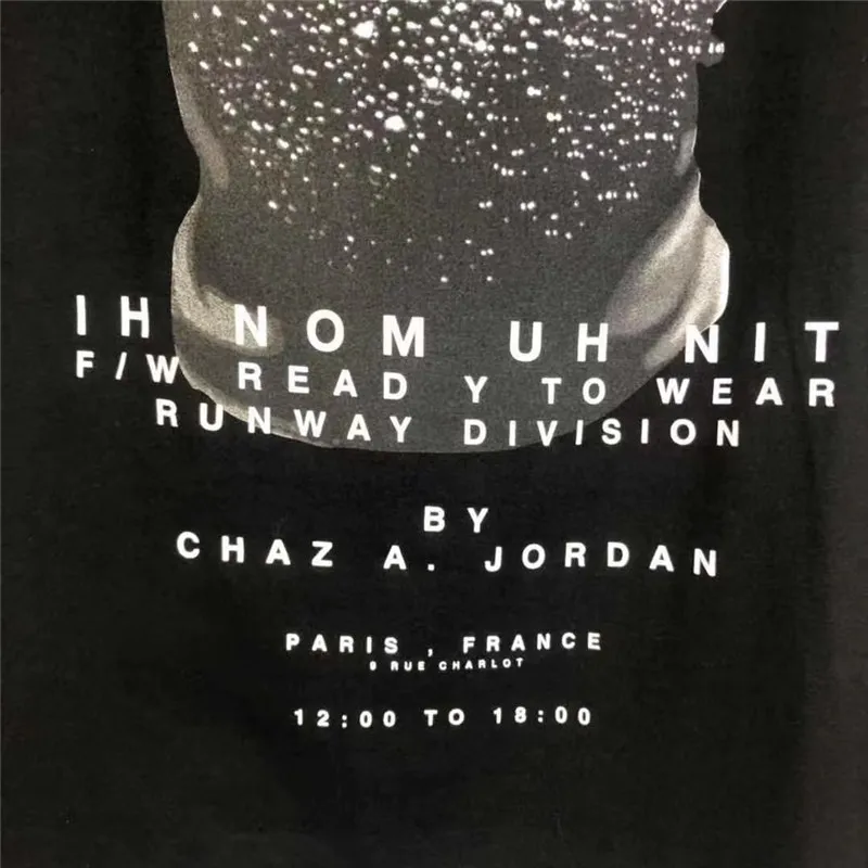 

2021ss ih nom uh nit RELAXED T-shirt Men Women Best Quality Casual Summer Style Pearl Mask Printing Tops Tee