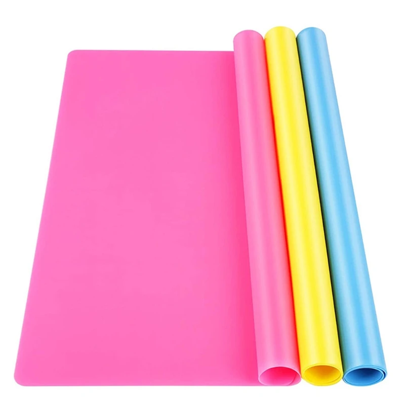

15.7x11.7 inch Silicone Waterproof Placemat Bakeware Pan Liner Pad Heat Insulation Table Mat Protector
