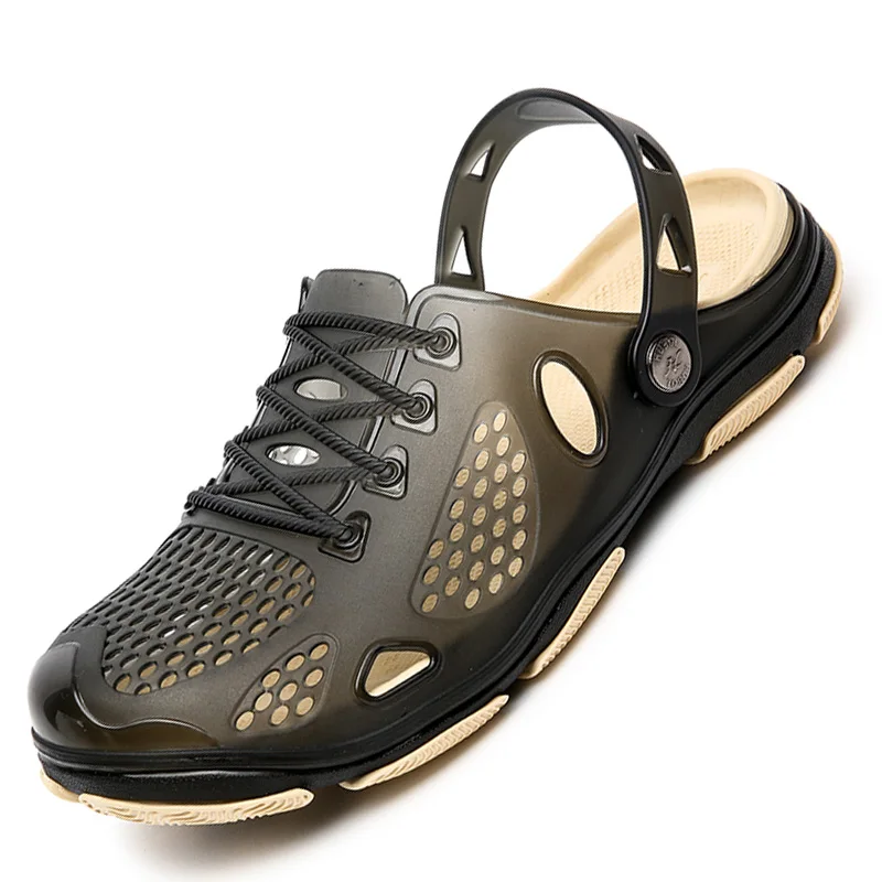 Летние мужские сандалии Воздухопроницаемые кеды Тапочки с отверстиями