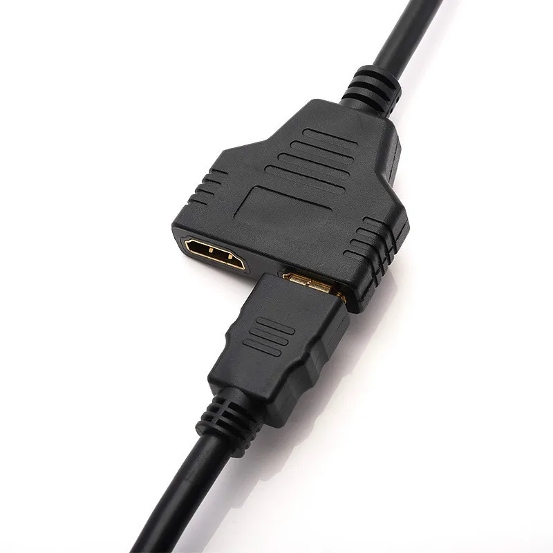 Кабель разветвитель HDMI 1 Male To Dual 2 Female Y Splitter адаптер в HD светодиодный ЖК телевизор