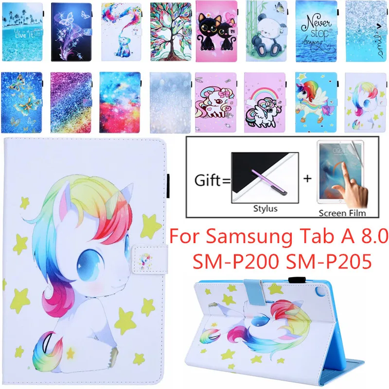 Чехол подставка для Samsung Galaxy Tab A 8 0 P200 P205 SM с S Pen 2019 &quotПланшет ультра тонкий PU