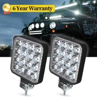 xinfok parking lights 24 volt fso flash light auto 48w 12v universal for 4wd 4x4 truck headlight car bulbs focos led