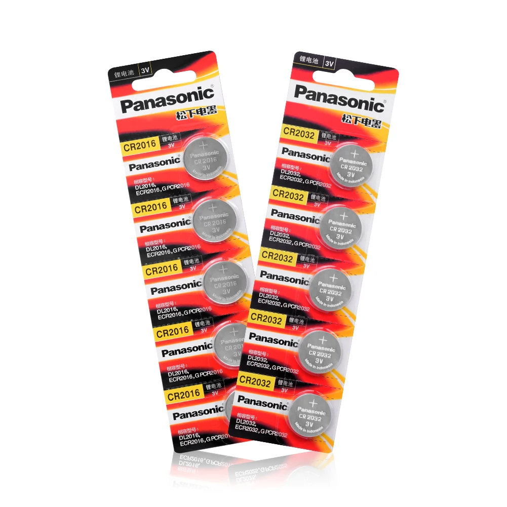 PANASONIC 2020 Акция 3 в 5 шт. Cr2016 + Cr2032 часовая батарейка CR 2032 2016|Часовые батарейки| |