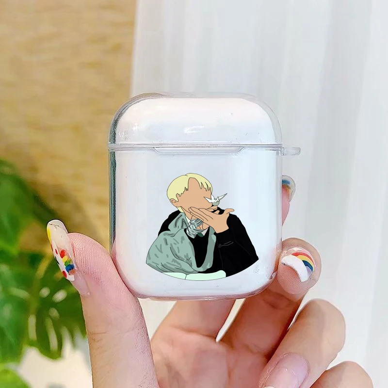 

Draco Malfoy Soft Silicone Cases For Apple Airpods Pro 1 2 Air Pods Bluetooth Wireless Earphone Cover Air Pods Charging Box Bags