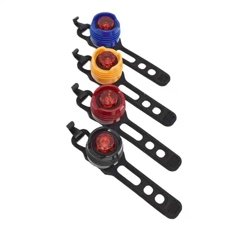 Горячая Распродажа велосипед светильник Велоспорт красный светодиодный задний 3