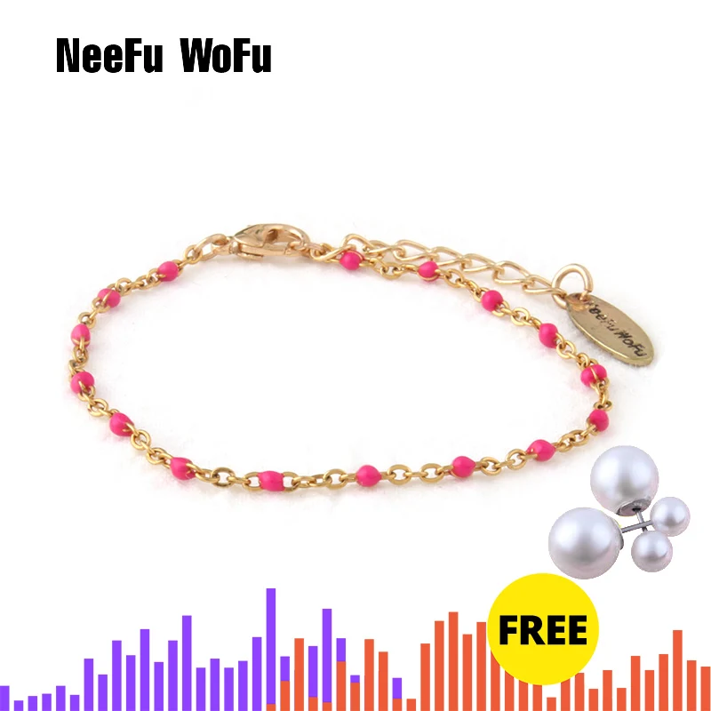 Женский браслет NeeFu WoFu Beetle изысканный с насекомыми Ювелирное Украшение брендовая