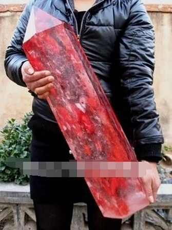---327+++HUGE red SMELT quartz crystal point | Дом и сад