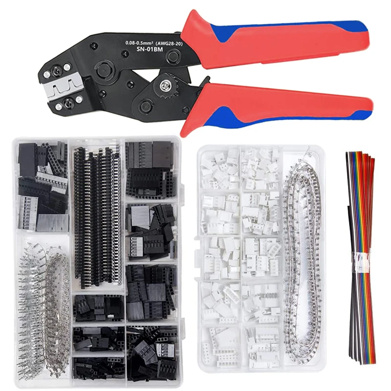 SN-01BM Crimping Pliers Dupont Termianls Hand Tools Set-2.54mm Connector And Crimp Pins 2.54mm JST-XH Clamp Kit | Инструменты