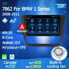 Автомагнитола 2 DIN, 4G, Android, мультимедийный видеоплеер для BMW 1-Series 1, E88, E82, E81, E87, 2004-2012, GPS-навигация, аудио, 2 DIN