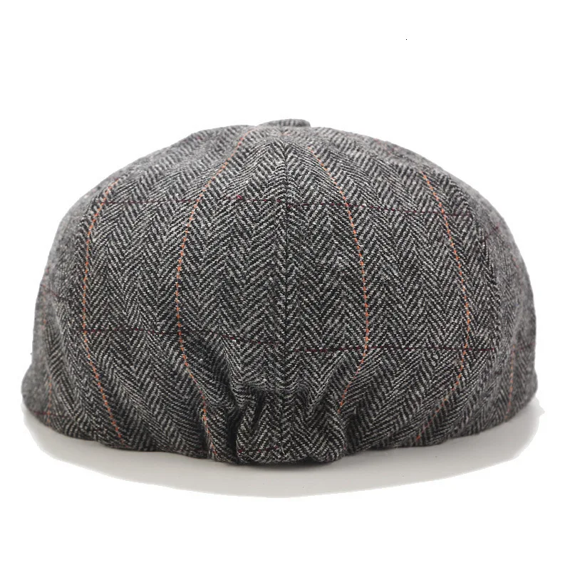 Мужские повседневные береты мужские английские шерстяные фуражки