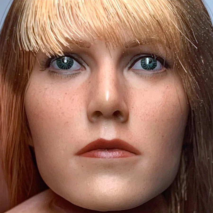 В наличии 1/6 весы Gwyneth Paltrow Pepper Potts голова лепить для 12 дюймов женской фигуры