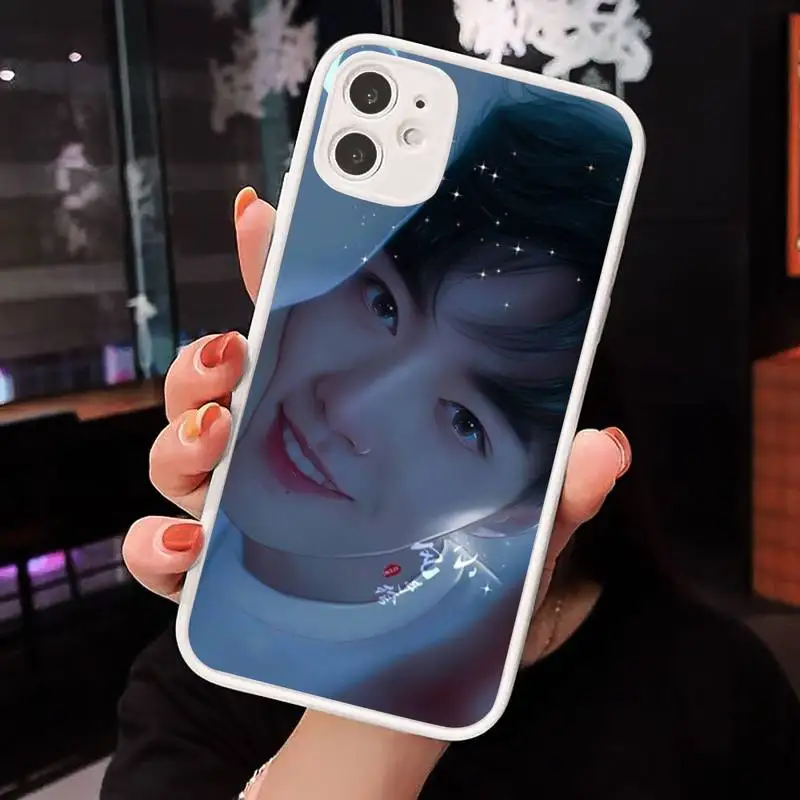 

fashion Chenqingling Wang yibo xiaozhan Phone Case Matte Transparent for iPhone 7 8 11 12 s mini pro X XS XR MAX Plus cover