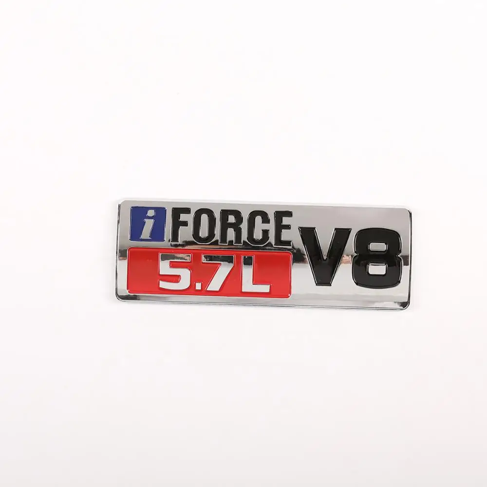 

Car Styling Side Logo Badge Car Sticker Side Label Car Sticker For Toyota Tundra sequoia IFORCE V8 Car Decoration Sticker