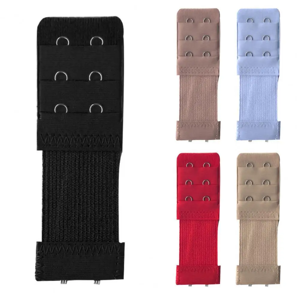 

Bra Extender 3 Rows 2 Hooks Universal Brassiere Band Extension Straps for Women Bra Extension Strap Hook Clip Expander Buckle